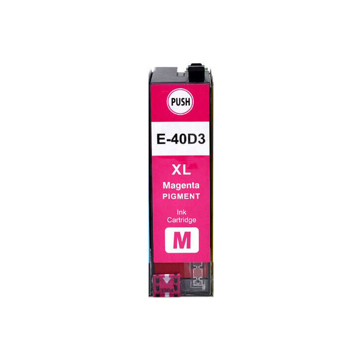 Epson T40D3 Magenta Cartucho de Tinta Pigmentada Generico - Reemplaza C13T40D340/C13T40C340