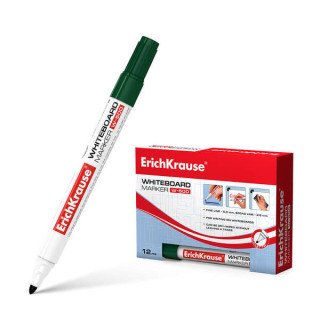 Erichkrause W-500 Rotulador para Pizarra Blanca - Punta en Forma de Bala - Trazo de 0.8 a 2.5mm - Tinta a Base de Alcohol - Col