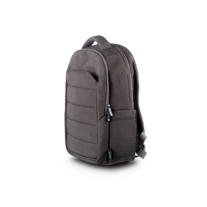 Urban Factory Greenee Mochila para Portatil 15.6" - Ecologica - Doble Compartimento - Color Gris