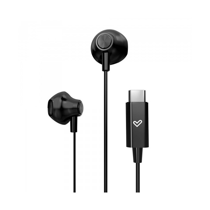 Energy Sistem Auriculares de Boton - Sonido HD - Conexion Tipo C - Microfono Integrado - Control de Reproduccion - Cable 120 cm