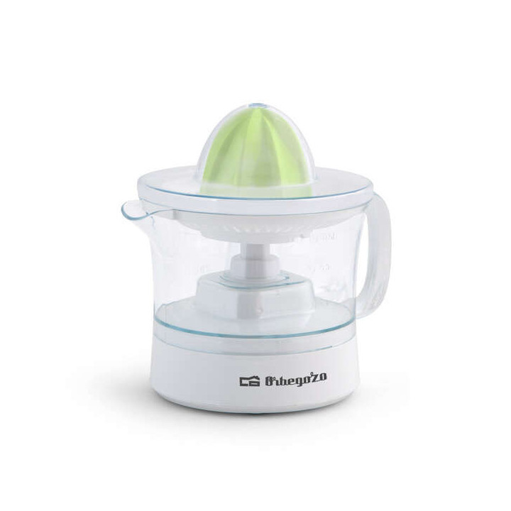 Orbegozo EP 1510 Exprimidor de Zumo Practico y Potente - Potencia 25W - Capacidad 0.5L - Proteccion Aroma - Rotacion Bidireccio