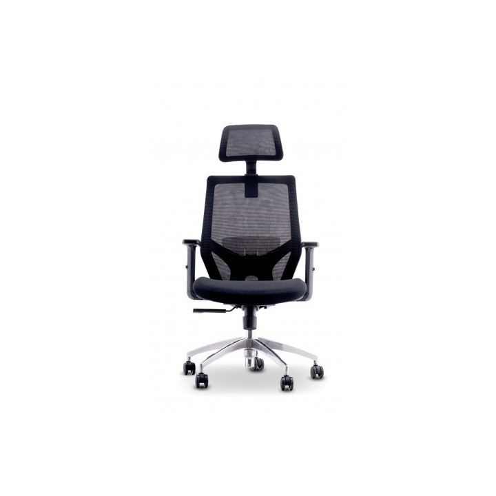 Urban Factory Ergo Silla de Oficina Ergonomica - Soportes Lumbar y Cervical Ajustables - Respaldo de Malla - Ajustable - Color