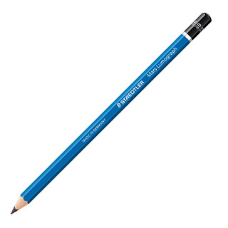 Staedtler Mars Lumograph 100 Lapiz de Grafito Hexagonal - Mina 3B Ultrarresistente de 2.5mm - Madera de Bosques Sostenibles - C
