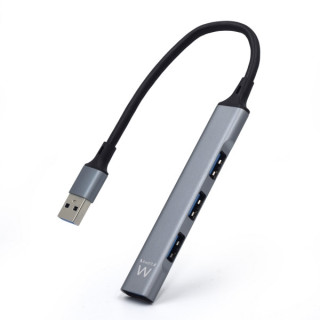 Ewent Hub USB3.2 - 1 USB-A - 1 Puerto USB 3.2 - 3 Puertos USB 2.0