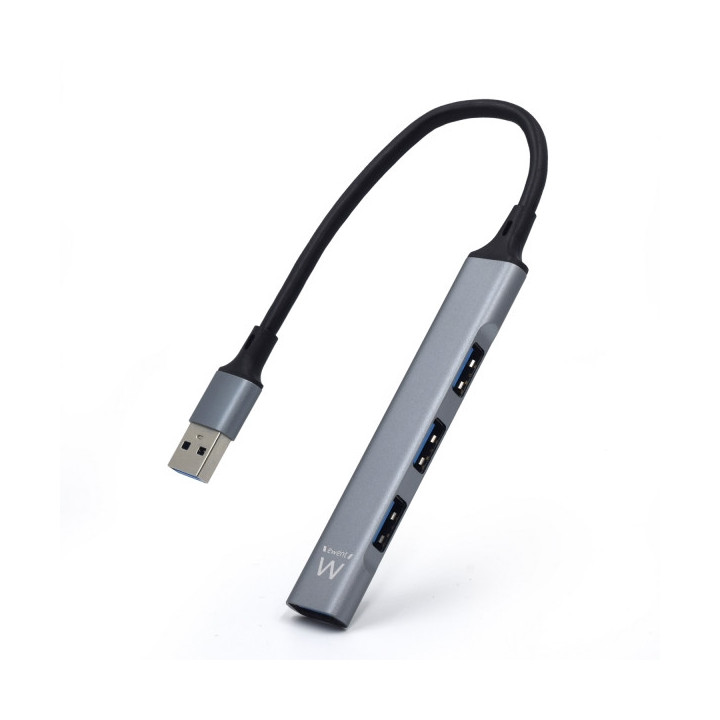 Ewent Hub USB3.2 - 1 USB-A - 1 Puerto USB 3.2 - 3 Puertos USB 2.0