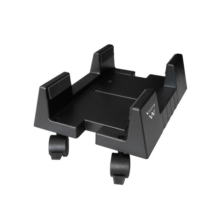 Ewent EW1290 Soporte con Ruedas Regulable para Ordenador - Entre 15.5 y 25.5 cm - Max 8 Kg - Color Negro