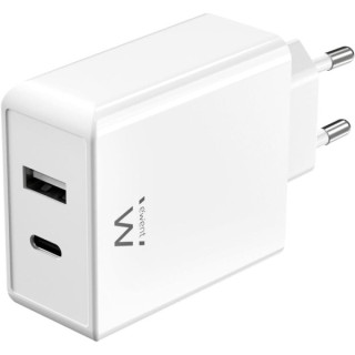 Ewent EW1328 Cargador GaN Universal de Pared 45W Ultrarapido - 1x USB-C PD & PPS