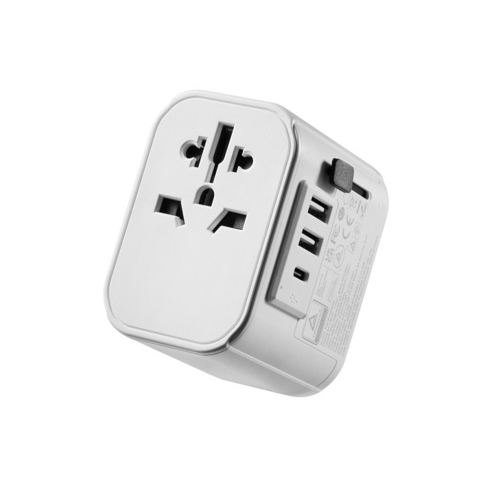 Ewent Adaptador de Viaje Universal - Conexiones para Europa (Schuko)