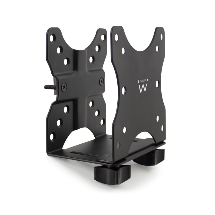 Ewent Soporte para Ordenador - Permite Diferentes Tipos de Montaje - VESA para Acoplar a Monitor - Soporte de Poste - 120x155x8