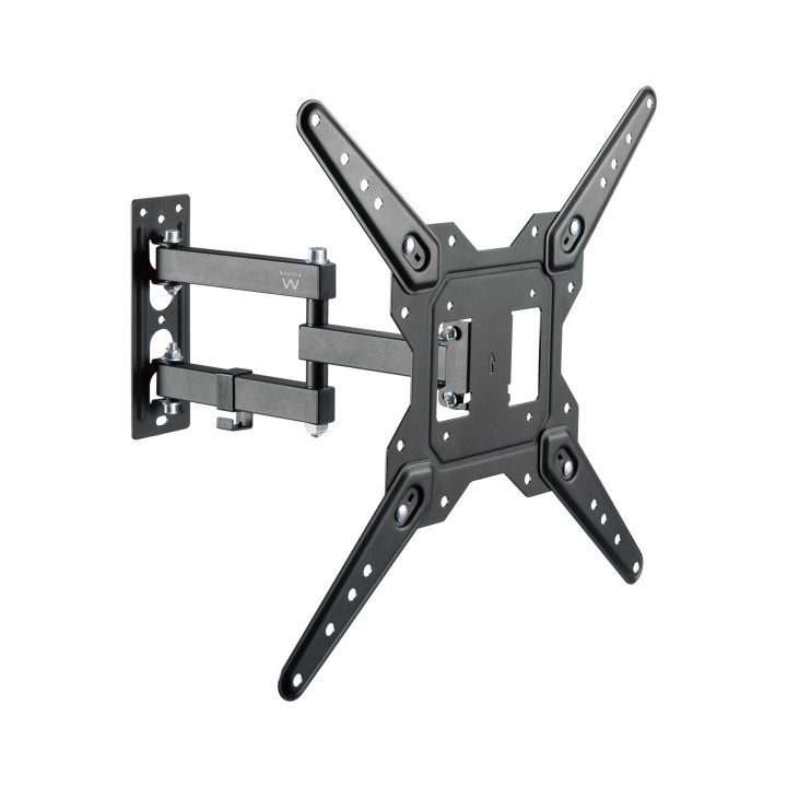 Ewent Soporte de Pared para TV de 23" hasta 55"- Movimiento Completo- 3 Pivotes- VESA Maximo 400x400 Color Negro