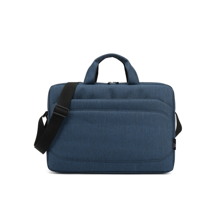 Ewent Maletin para Portatil 15.6" - Asa de Mano - Correa Ajustable - Poliester - Color Azul
