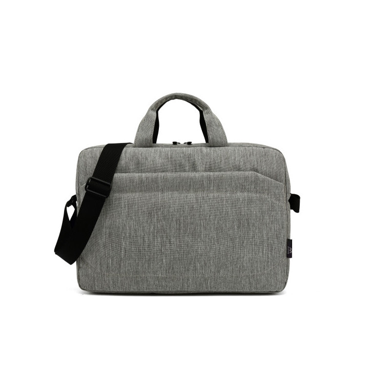 Ewent Maletin para Portatil 15.6" - Asa de Mano - Correa Ajustable - Poliester - Color Gris