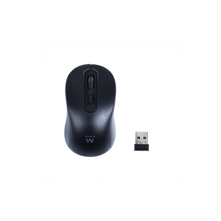 Ewent EW3218 Raton Inalambrico USB 1600dpi - 4 Botones - Uso Ambidiestro - Color Negro