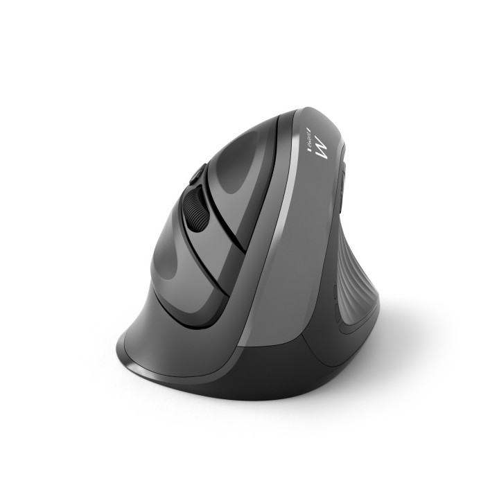 Ewent Raton Inalambrico 2.4hz - Receptor USB-A - DPI Seleccionable 800-1200-2400dpi - 1 Bateria AA (Incluida) - Color Negro/Gri