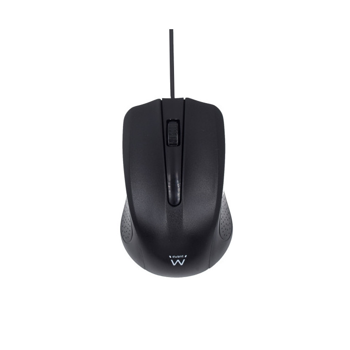 Ewent Raton con Cable - 1000dpi - Longitud del Cable 1.20m - Color Negro
