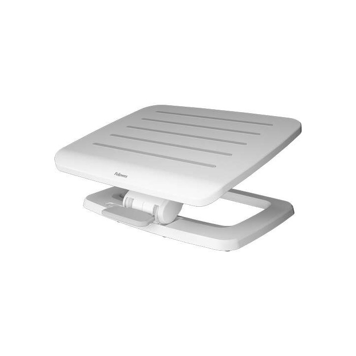 Fellowes Hana LT Plataforma Flexible con Ajuste Manos Libres - Superficie Antideslizante - Movimiento Activo - Color Blanco