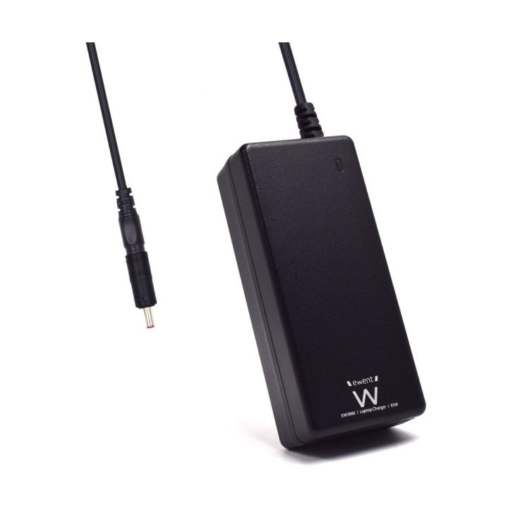 Ewent Cargador Especifico para Portatiles Dell Ultrabook - 65W de Potencia - Clavija 4.5x3mm - Longitud de Cable Total de 2.7m