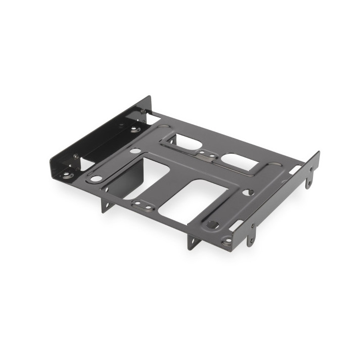 Ewent Soporte de Montaje Adaptador de 5.25" HDD/SSD de 2.5 y 3.5" - Permite Montaje de HDD/SSD de 2.5 y 3.5" - Color Titanium