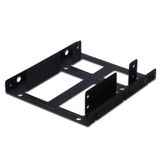 Ewent Soporte Adaptador de Montaje para Disco Duro HDD/SSD - Admite 1 HDD de 3.5" o 2 HDD/SSD de 2.5" - Aluminio Solido - Inclu
