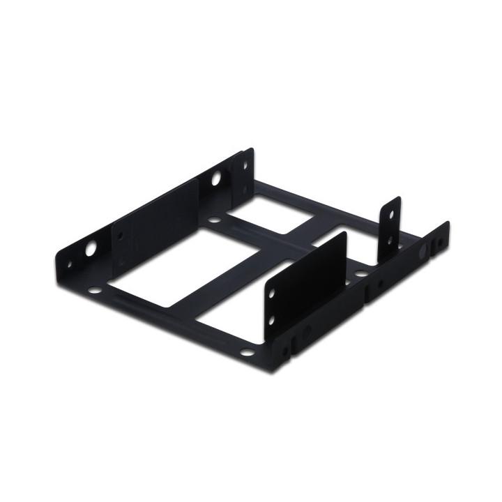 Ewent Soporte Adaptador de Montaje para Disco Duro HDD/SSD - Admite 1 HDD de 3.5" o 2 HDD/SSD de 2.5" - Aluminio Solido - Inclu