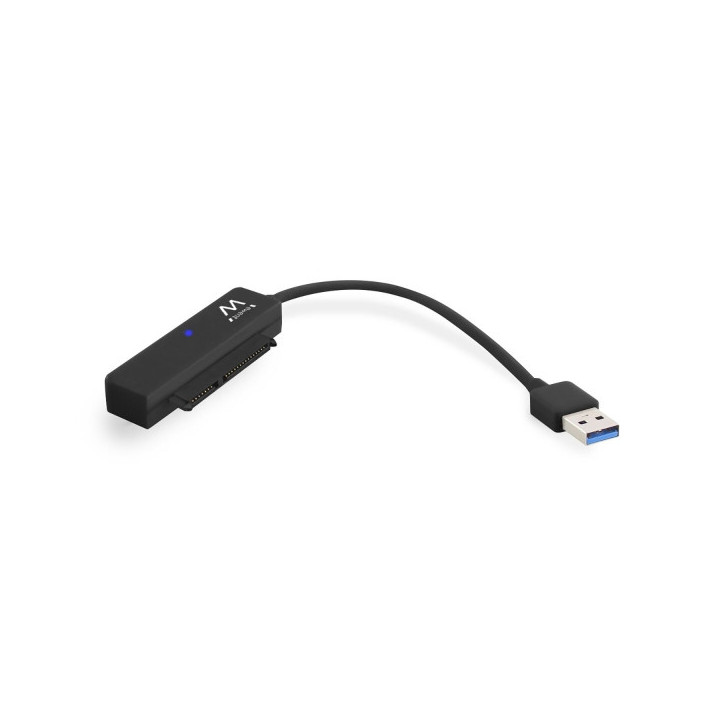 Ewent Cable Adaptador SATA a USB-C - USB-C 3.1 Gen1 - SSD/HDD de 2.5" - ABS de Alta Resistencia - Indicador LED - Color Negro