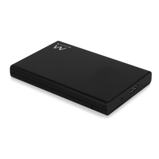 Ewent Caja Externa USB 3.2 - Instalacion sin Herramientas - Plug and Play - SATA 2.5"- Color Negro