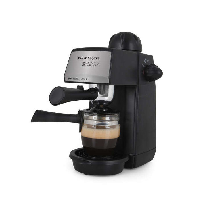 Orbegozo EXP 4600 Cafetera a Presion - Innovacion en tu Cocina para Disfrutar de un Cafe Delicioso y Rapido - Presion de 5 Bare
