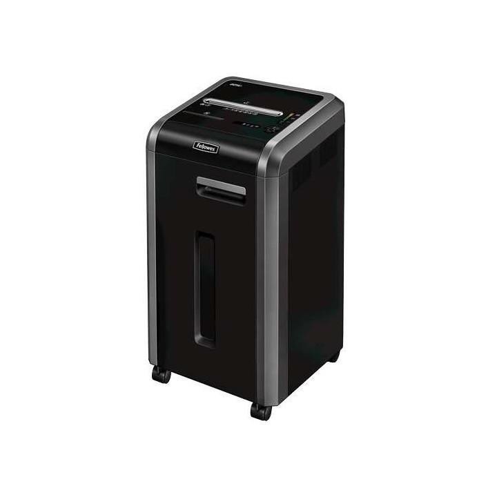Fellowes 225Ci Destructora de Papel Manual Corte en Particulas P-4 - Destruye hasta 24 Hojas - Capacidad de la Papelera 60L - C