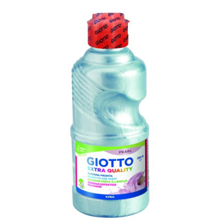 Giotto Extra Quality Pearl Tempera - 250ml - Lispa para el Uso - Botella Bio Pet - Color Cyan