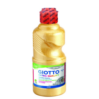 Giotto Extra Quality Metal Tempera - 250ml - Lispa para el Uso - Botella Bio Pet - Color Oro