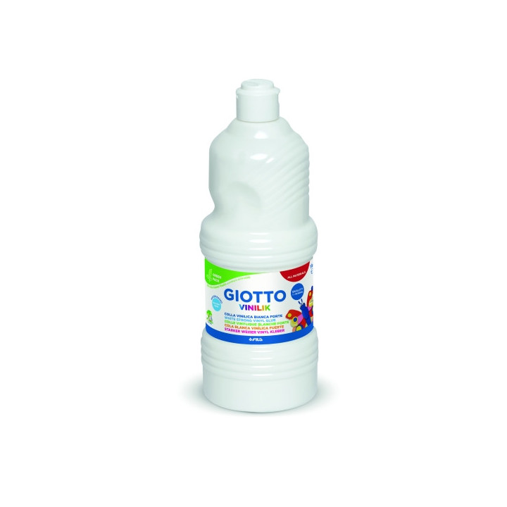 Giotto Vinilik Cola Vinilica - 1Kg - Fuerte - Botella de Plastico - Color Blanco