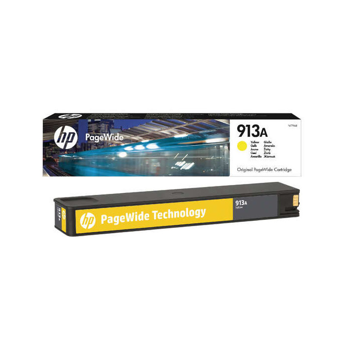 HP 913A Amarillo Cartucho de Tinta Original - F6T79AE