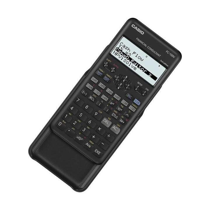 Casio FC-100V-2 Calculadora Financiera - Pantalla de 4 Lineas - Visualizacion de Varios Parametros al mismo Tiempo - Teclas de