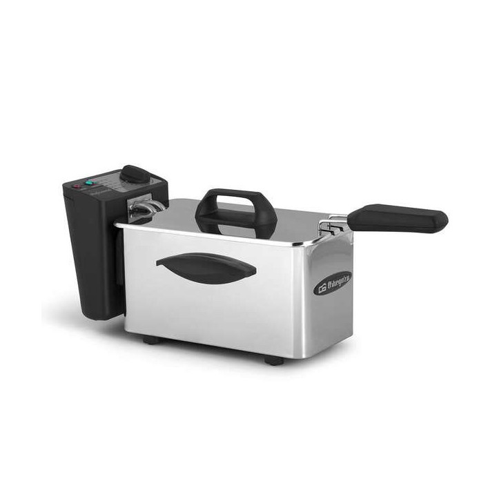 Orbegozo Freidora Electrica FDR 16 - 1.5 Litros - Termostato Regulable - Tapadera Extraible - 1500W