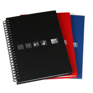 Oxford School Indice Telefonico A5 Doble Espiral - Practico y Resistente - Tamaño Ideal para Llevar en la Mochila - Colores Su