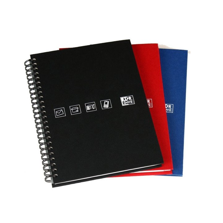 Oxford School Indice Telefonico A5 Doble Espiral - Practico y Resistente - Tamaño Ideal para Llevar en la Mochila - Colores Su