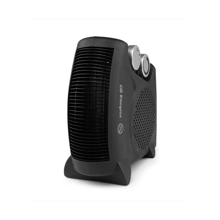 Orbegozo FH 5140 Calefactor 2 en 1 - Potencia 2000W - Selector Rotativo 3 Posiciones - Funcion Ventilador - Asa Transporte - Pr