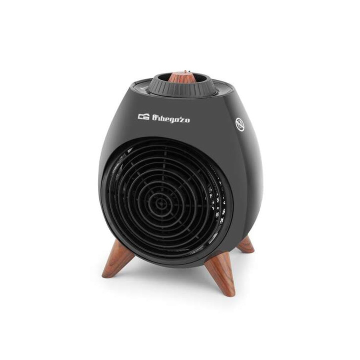 Orbegozo FH 5237 Calefactor Potente y Seguro - 2000W de Potencia - Selector Rotativo de 3 Posiciones - Funcion Ventilador - Pro