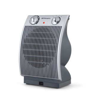 Orbegozo FH 6035 Calefactor Compacto y Oscilante - Calor Instantaneo - Termostato Regulable - Funcion Ventilador - Proteccion c