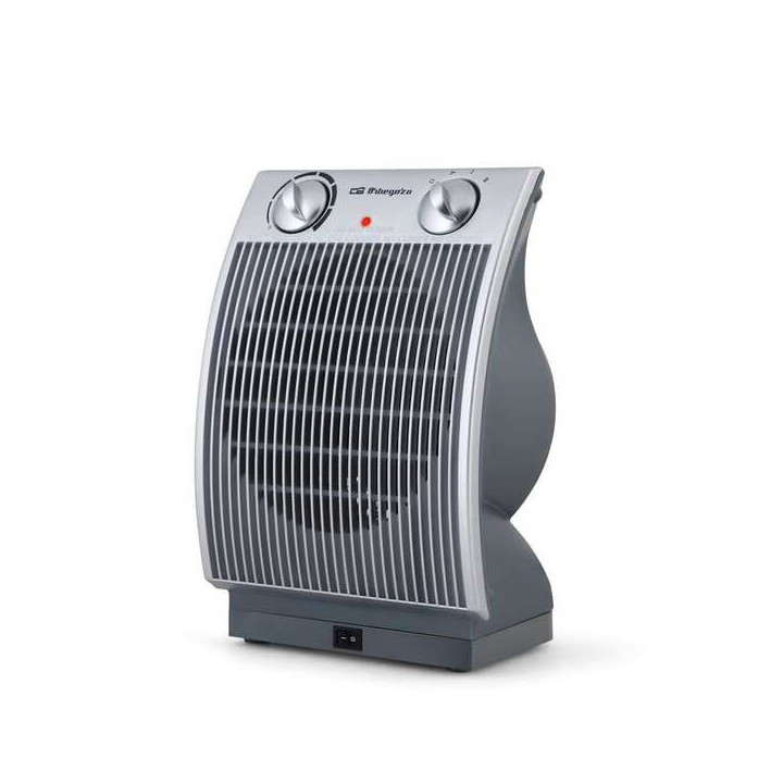 Orbegozo FH 6035 Calefactor Compacto y Oscilante - Calor Instantaneo - Termostato Regulable - Funcion Ventilador - Proteccion c