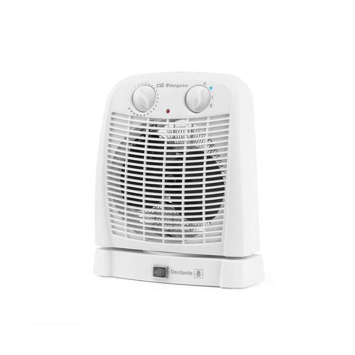 Orbegozo FH 7001 Calefactor Baño IP-21 - Potencia 2000W - 2 Niveles Calefaccion - Modo Ventilador - Termostato Ajustable - Seg