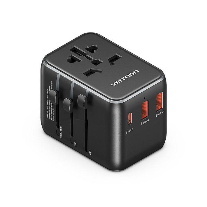 Vention Cargador de Viaje Universal - 1xUSB-C
