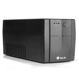 NGS Fortress 1500 V2 SAI 1200VA UPS 720W - Tecnologia Off Line - Funcion AVR - 4x Schukos - Proteccion Sobrecargas y Cortocircu