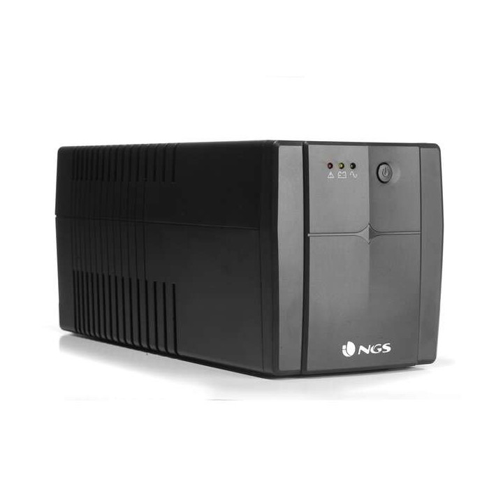 NGS Fortress 1500 V2 SAI 1200VA UPS 720W - Tecnologia Off Line - Funcion AVR - 4x Schukos - Proteccion Sobrecargas y Cortocircu