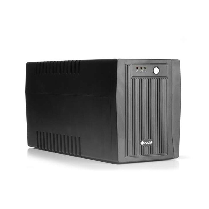 NGS Fortress 2000 V2 SAI 1500VA UPS 900W - Tecnologia Off Line - Funcion AVR - 4x Schukos - Proteccion Sobrecargas y Cortocircu