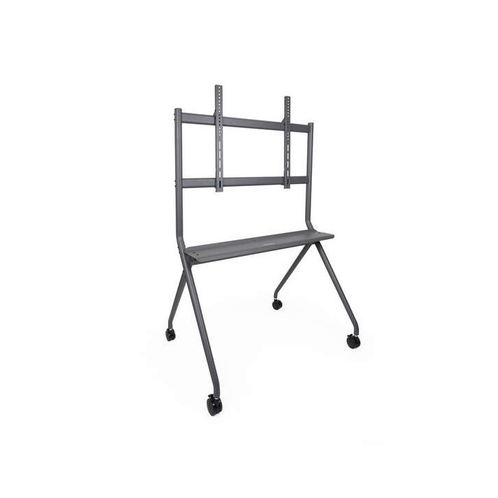 Tooq Soporte Suelo Ruedas Pantallas "Istand" 50"-86" - Color Gris