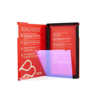 FR-TEC Cristal Templazo Anti Luz Azul para Nintendo Switch - Dureza H9 - Filtro de Luz Azul - Bloqueo Del 98% de Radiacion Azul