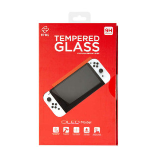 FR-TEC Cristal Templado Switch Oled - Protector de Pantalla Transparente - Anti-Arañazos y Anti-Roturas - Sensible al Tacto -