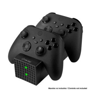 FR-TEC Estacion de Carga Dual Charging Station Compatible con Xbox Series X/S y Xbox One - Diseño Elegante - Funcionamiento Se
