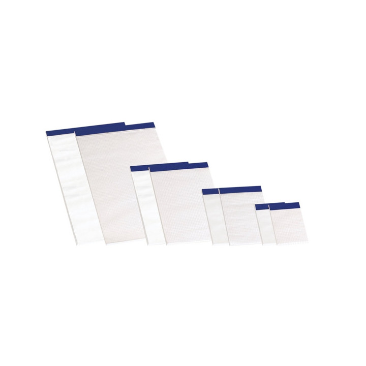 Enri A6 sin Tapa Bloc de Notas Grapado 4x4 80 Hojas - Tamaño Compacto A6 - sin Tapa para Mayor Comodidad - Grapado para Mayor